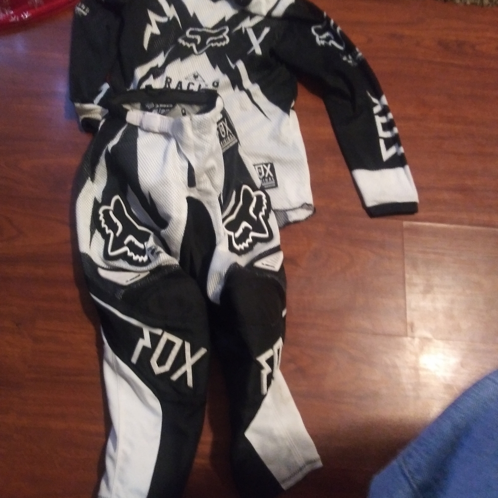 Fox riding pants and shirt